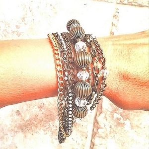 1990's Vintage Multi Metal Bracelet